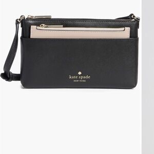 NWT KATE SPADE ♠️ leather crossbody bag with removable pouch.